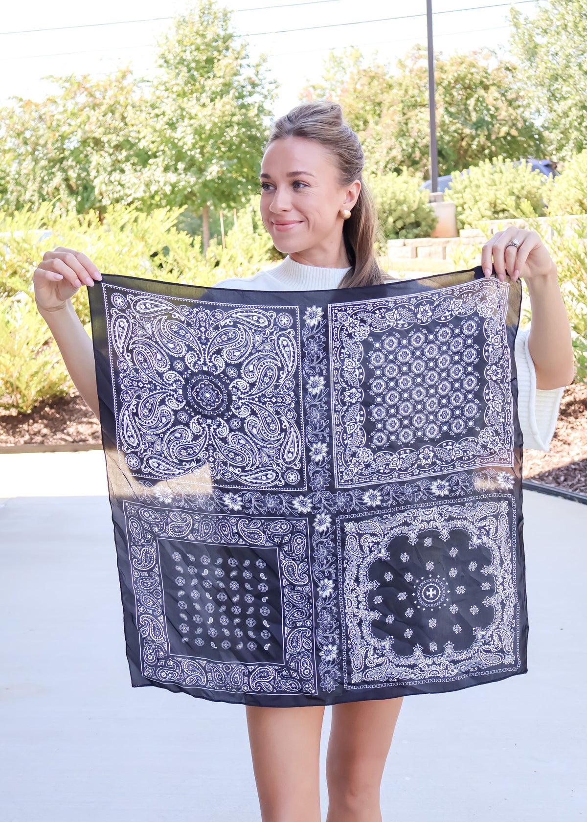 Paisley Block Print Scarf
