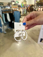Crystal Station Acetate Hoops