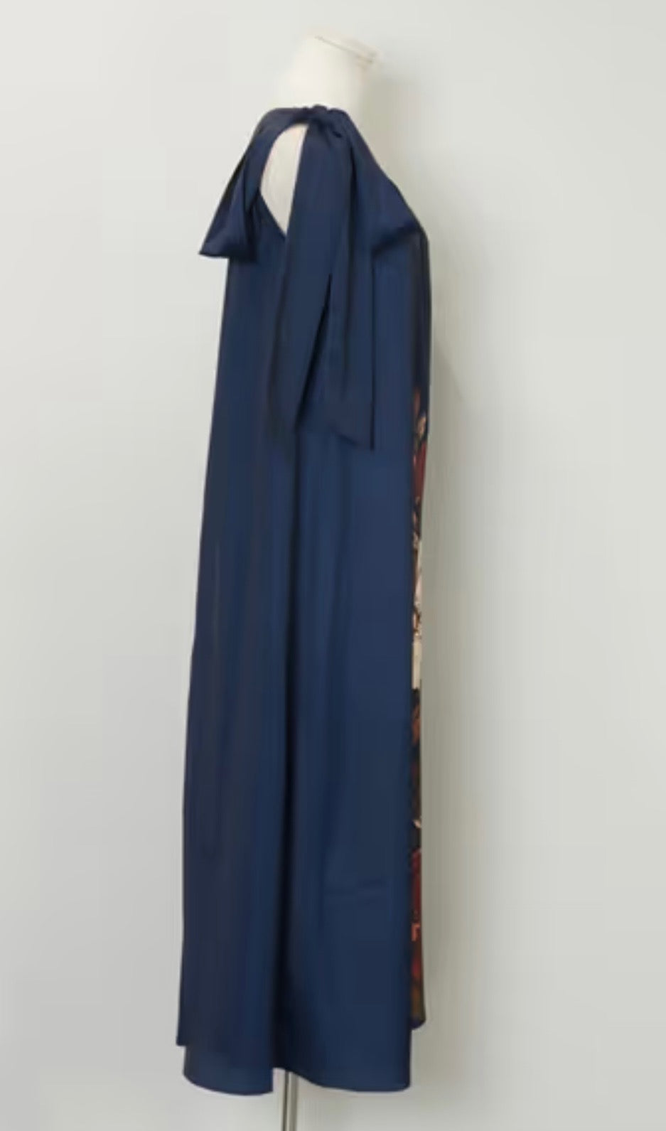 Fall in Bloom One Shoulder Maxi Dress