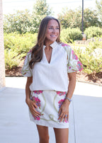 Vivienne Bubble Sleeve Top
