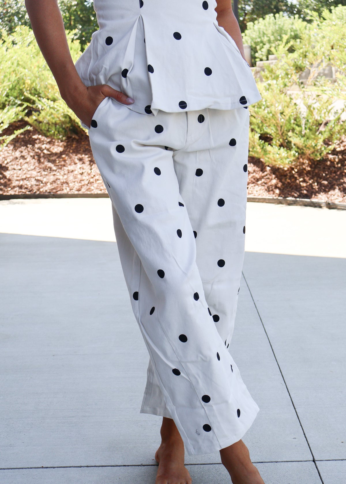 Zoe Top And Barrel Pants Set