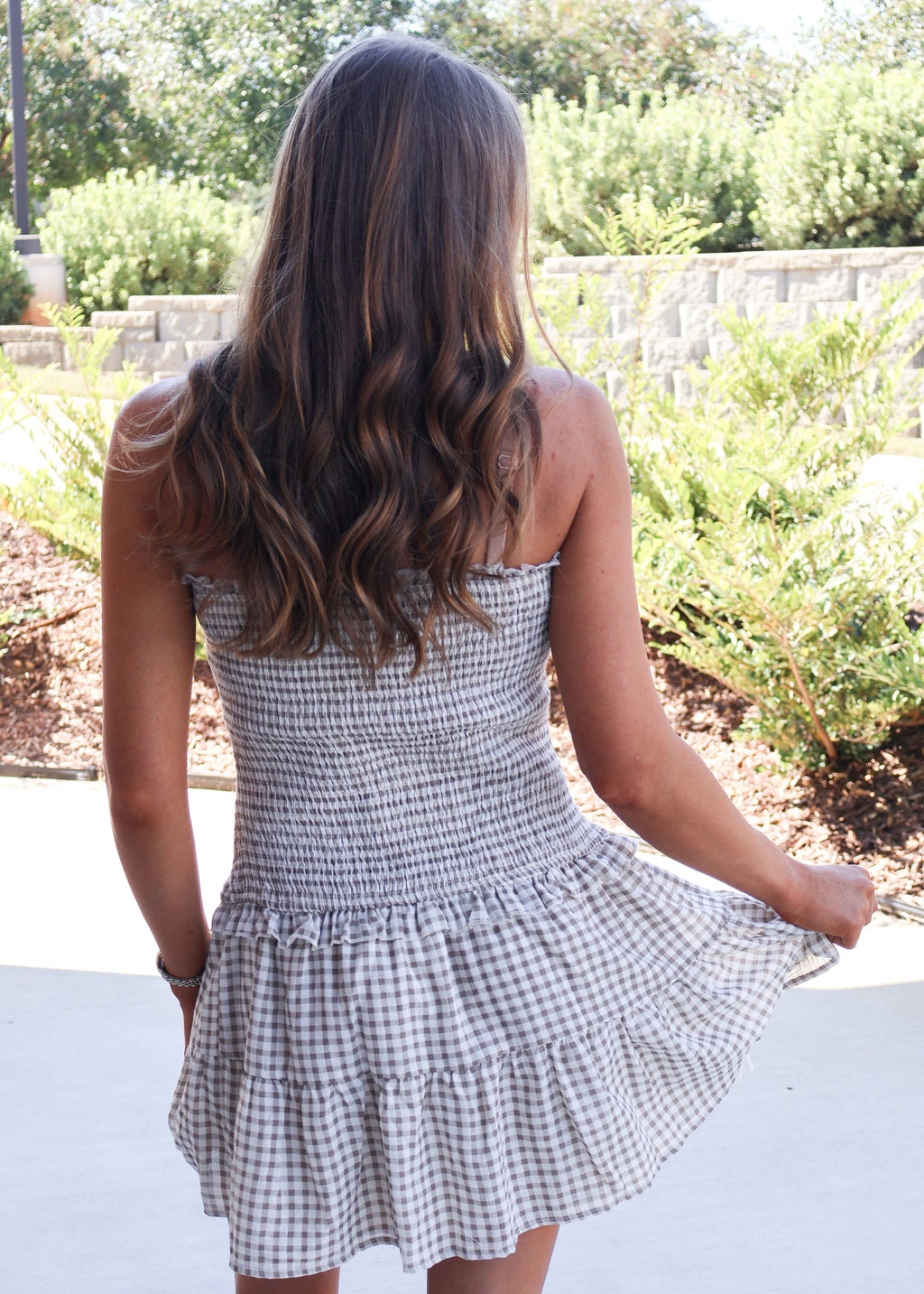 Helene Smocked Tube Dress