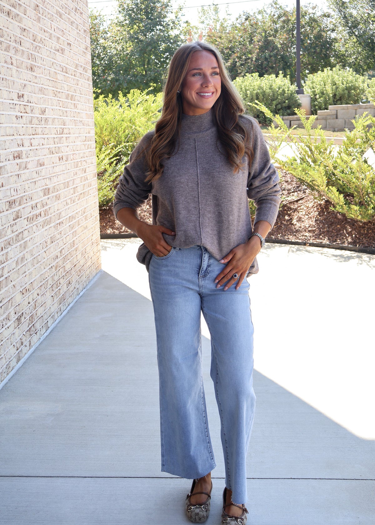 Gabby Tummy Control Wide Leg Jeans