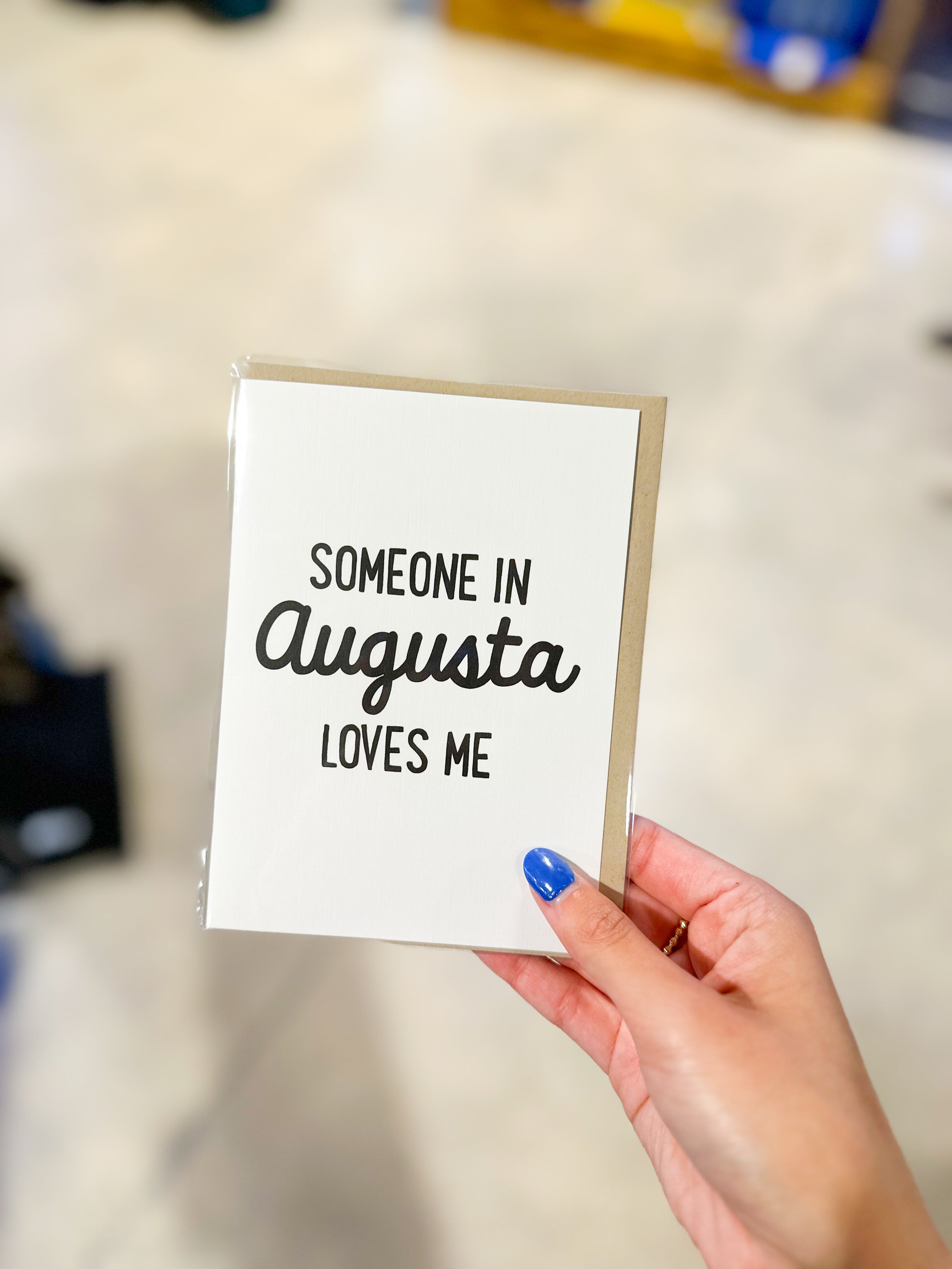 Someone in Augusta Card