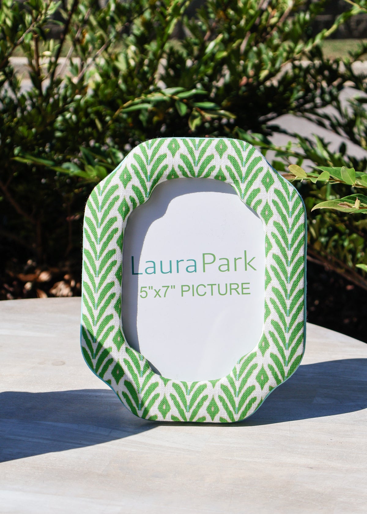 Petite Frond Green Fabric Frame