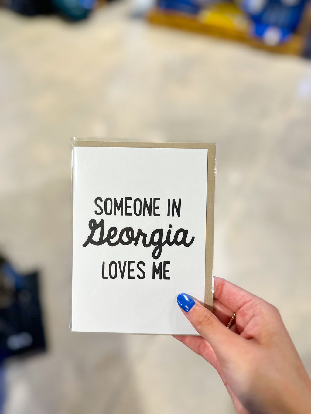 Someone in Augusta Card