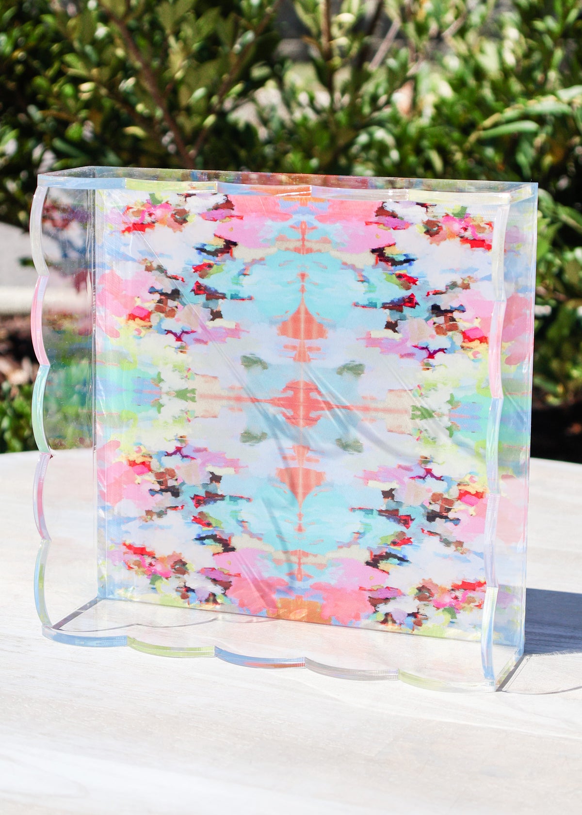 Brooks Avenue Scalloped Tray Small