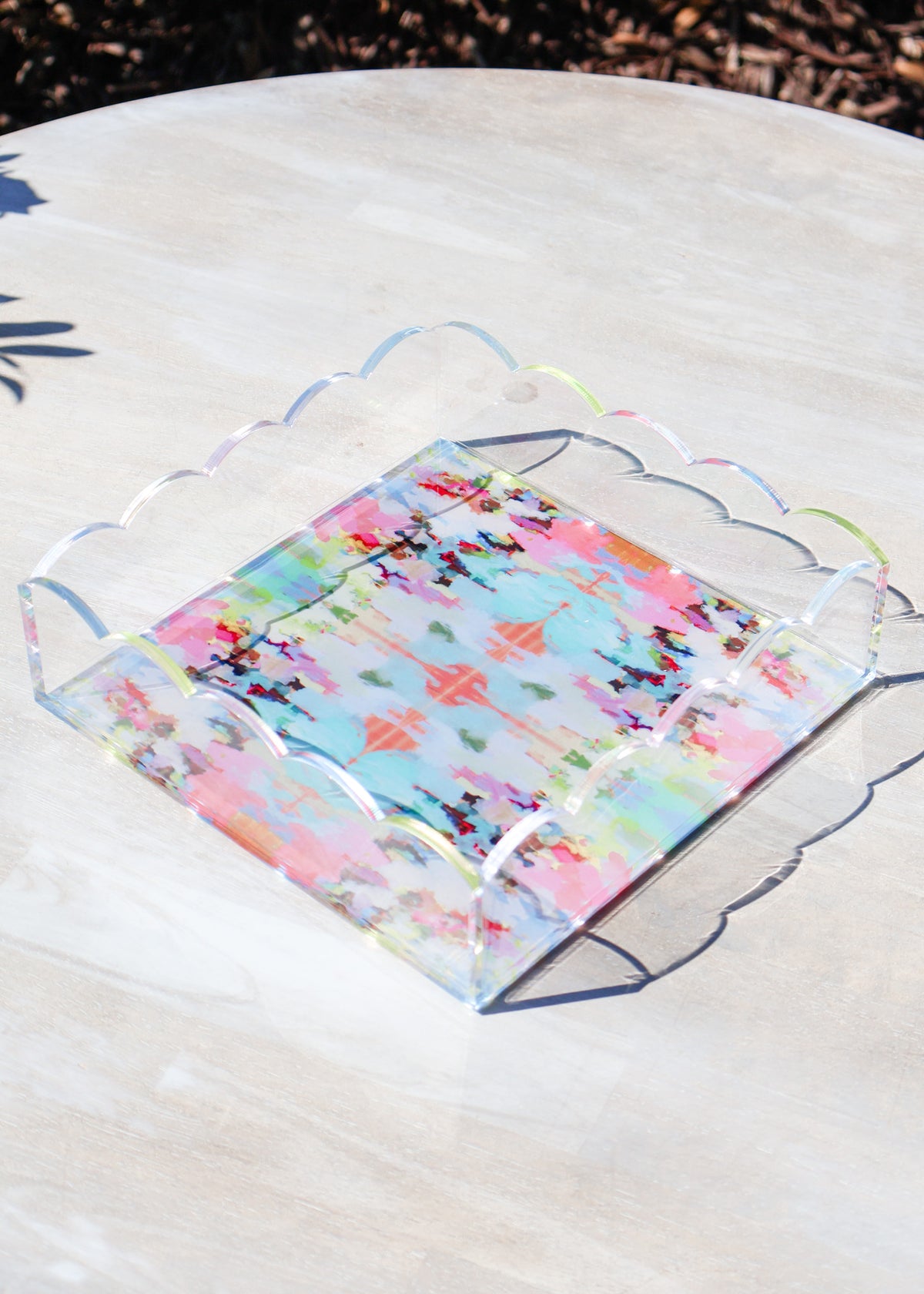 Brooks Avenue Scalloped Tray Small