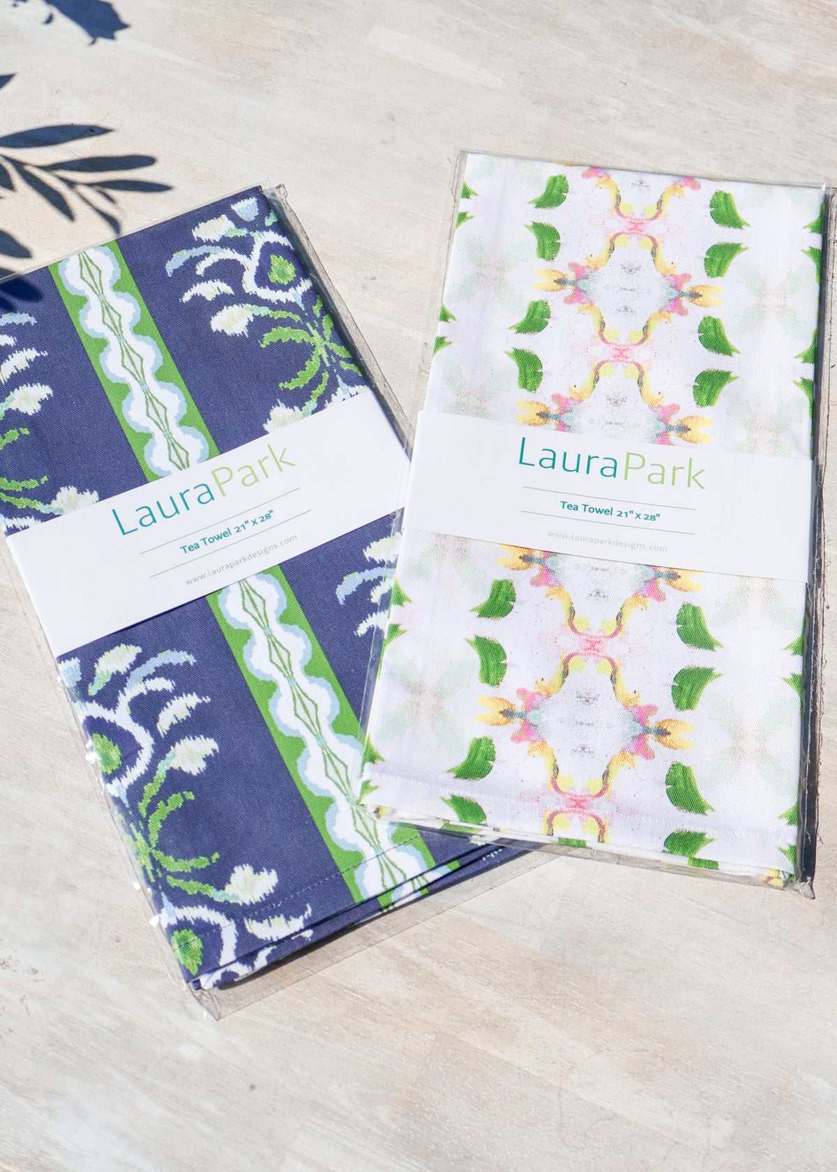 Rosemary Stripe Indigo Tea Towel