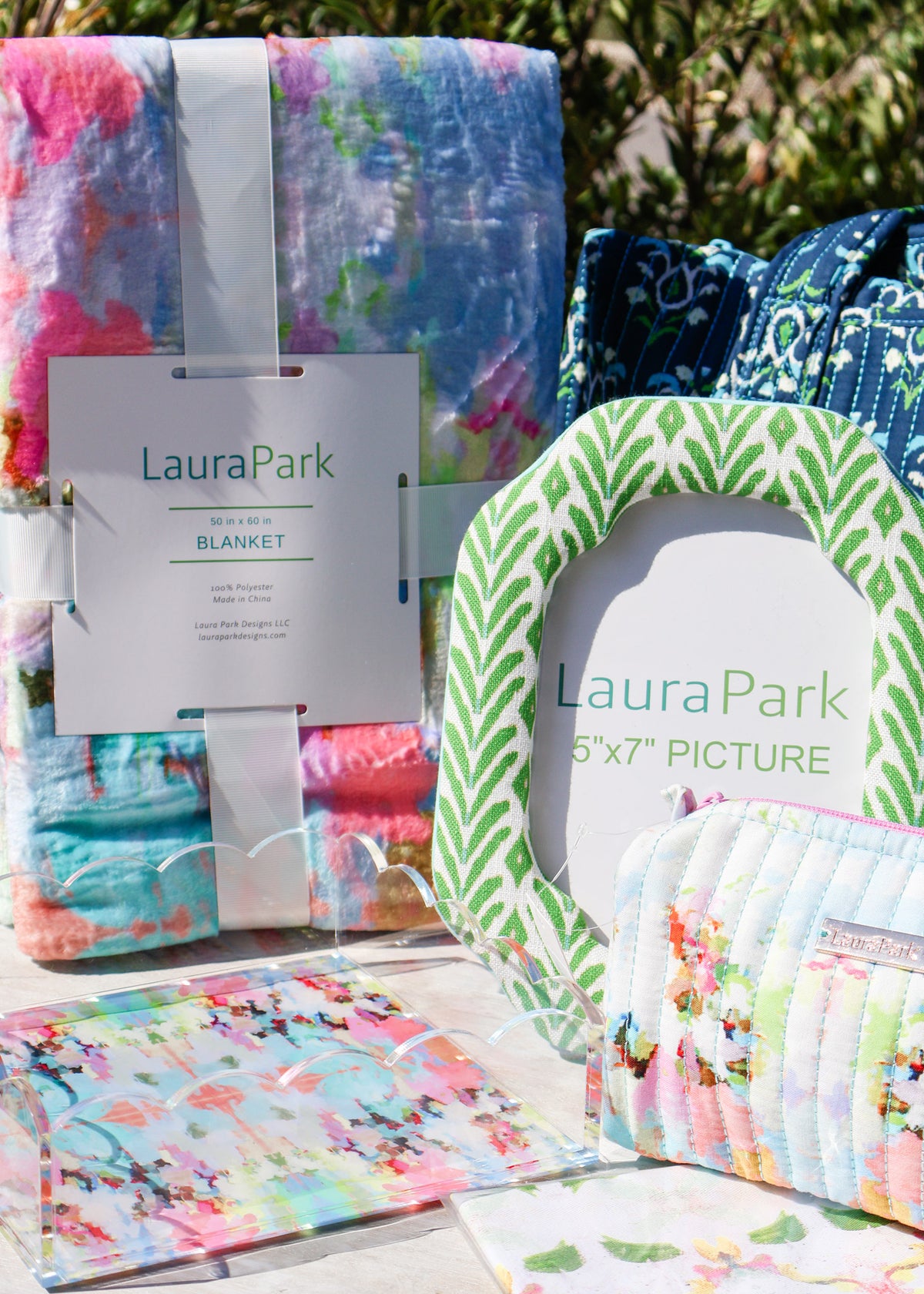 Petite Frond Green Fabric Frame