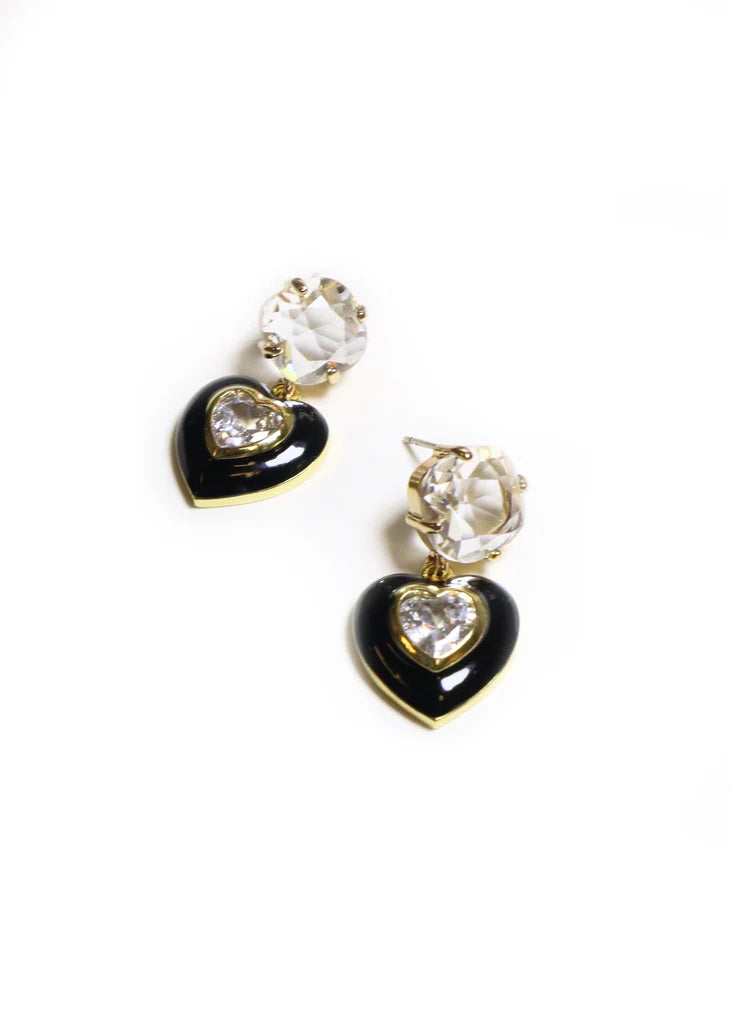 Beth Heart Drop Earrings