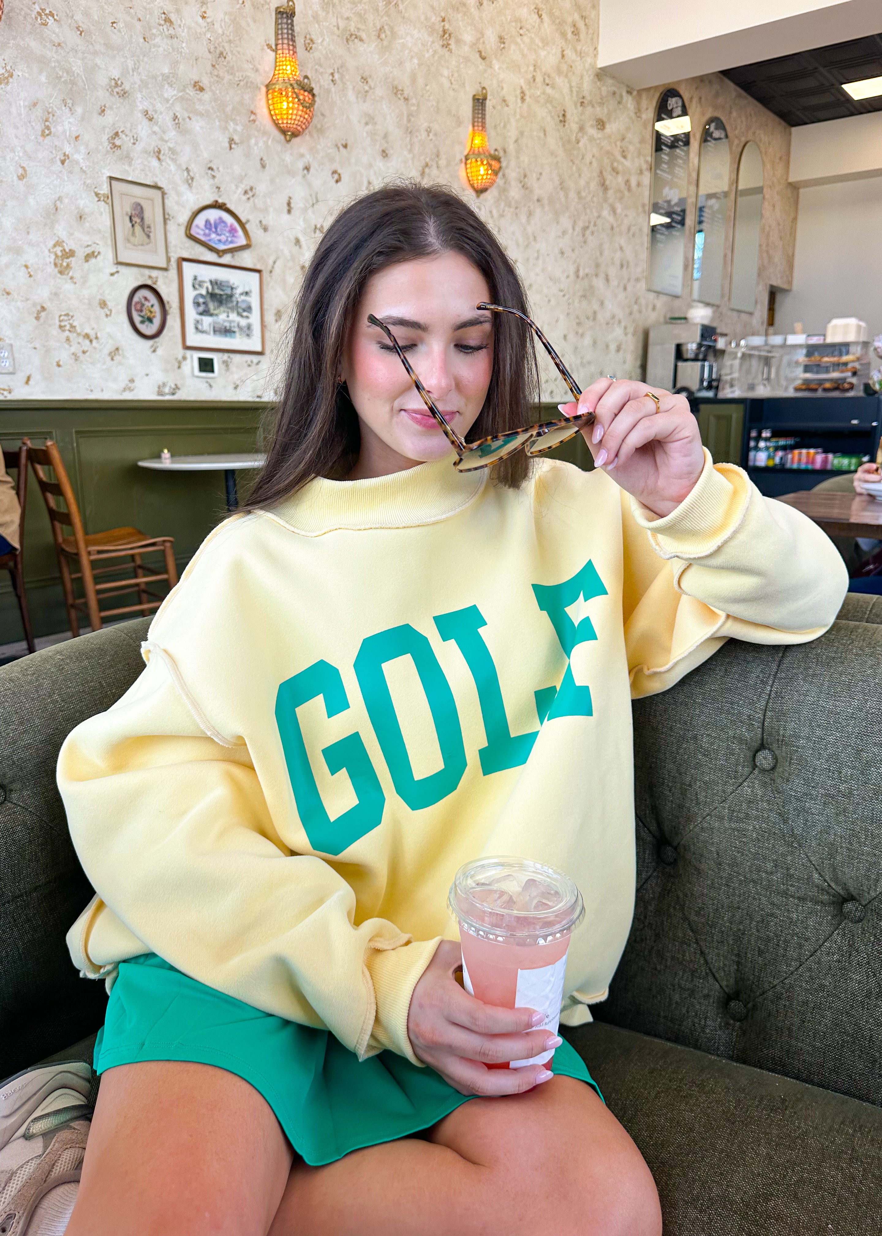 GOLF Mock Neck Sweatshirt