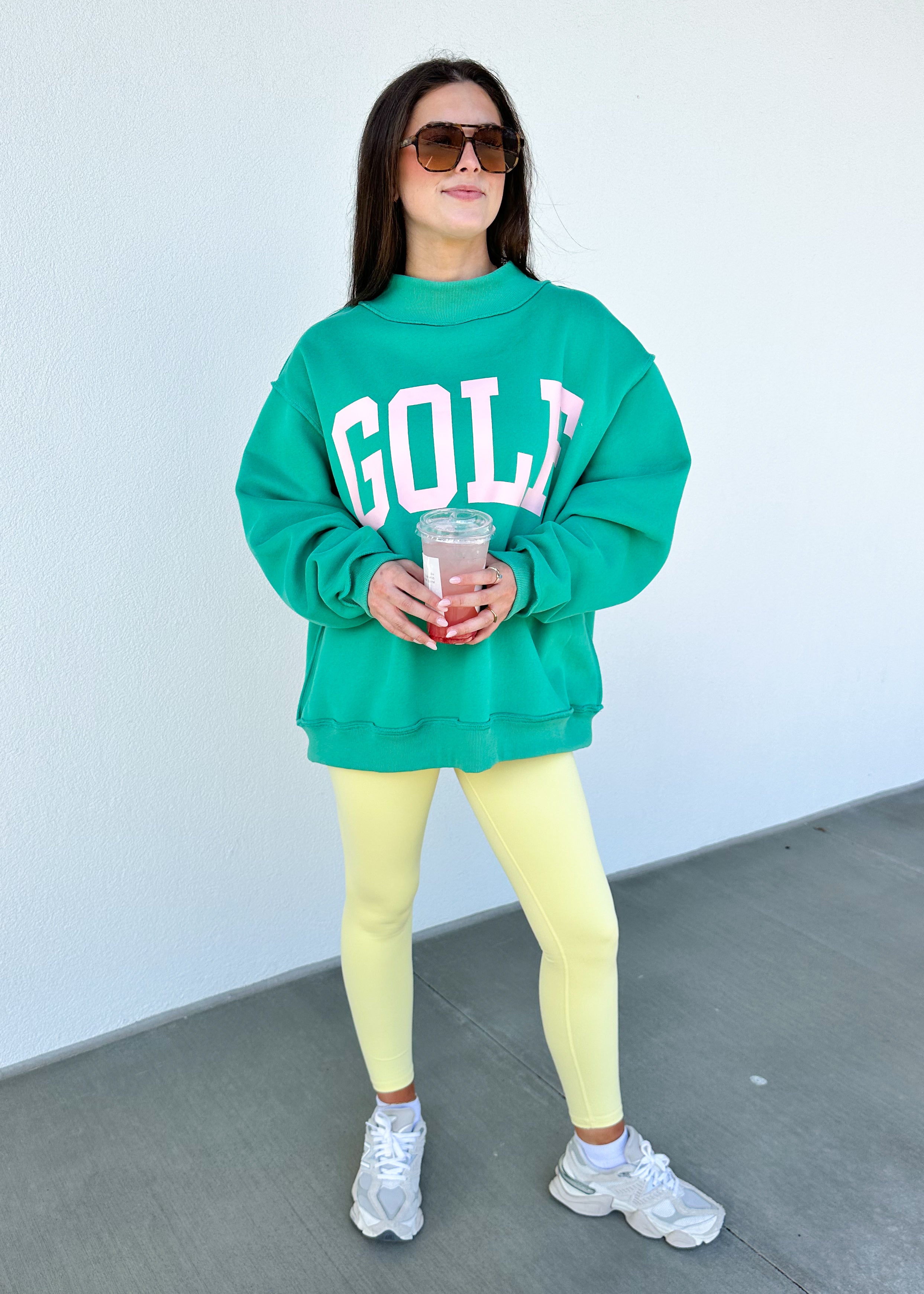 GOLF Mock Neck Sweatshirt – The Swank Company