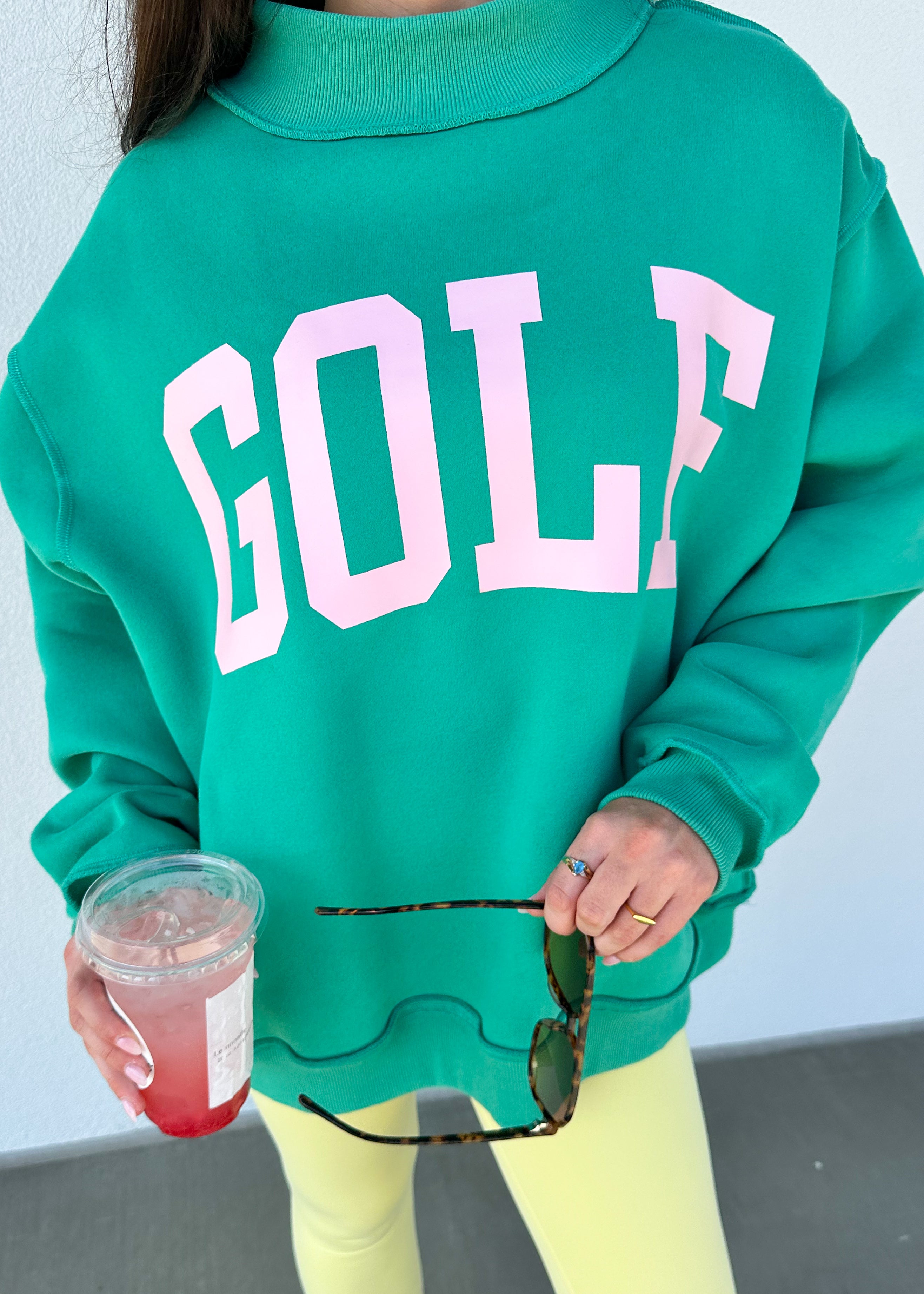 GOLF Mock Neck Sweatshirt – The Swank Company