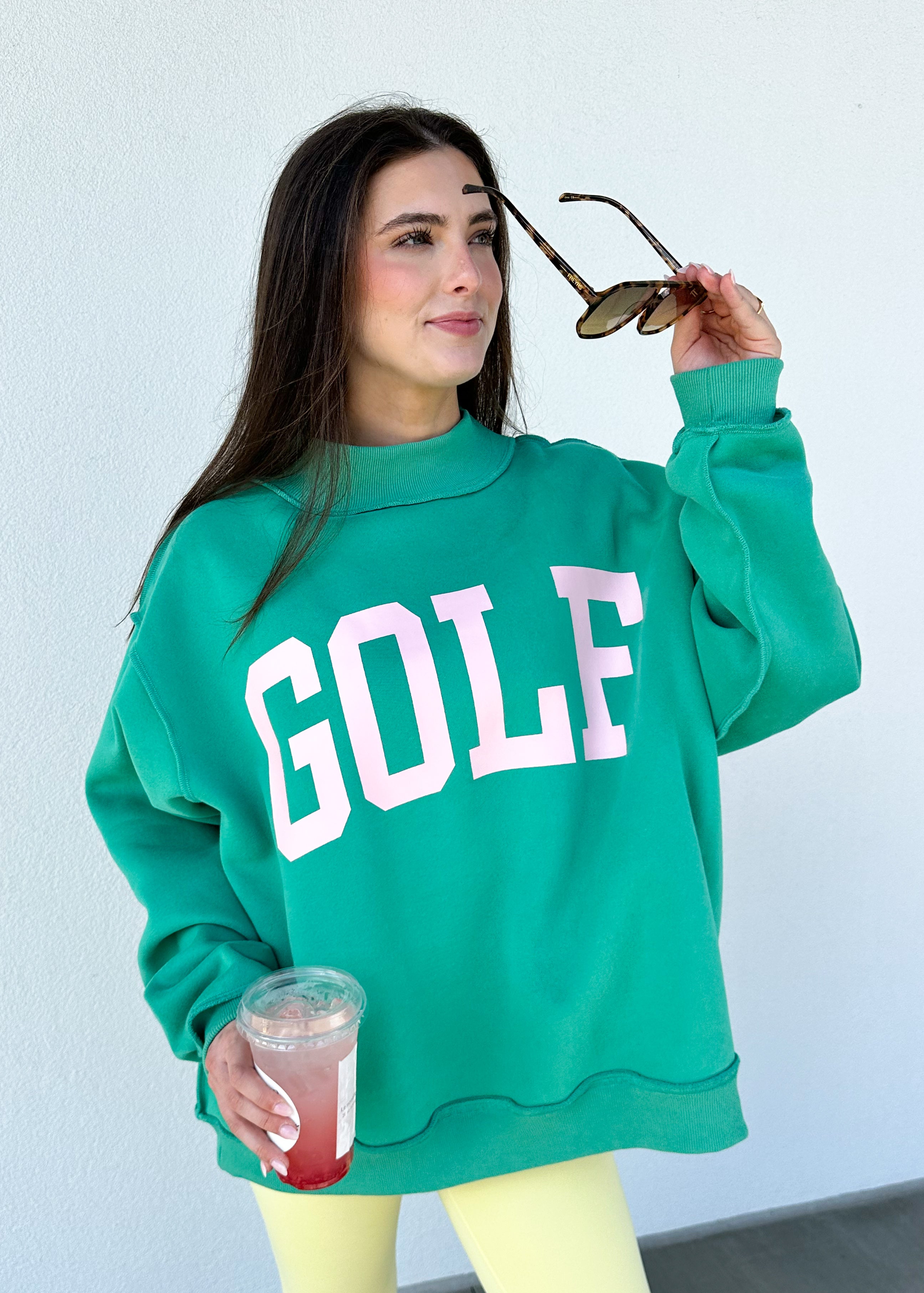 GOLF Mock Neck Sweatshirt – The Swank Company