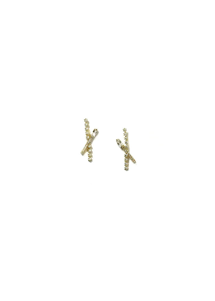 Kohran Crystal X Earrings
