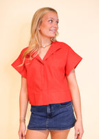 Sylvie Mock Neck Top