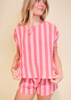 Sylvia Striped Top and Shorts