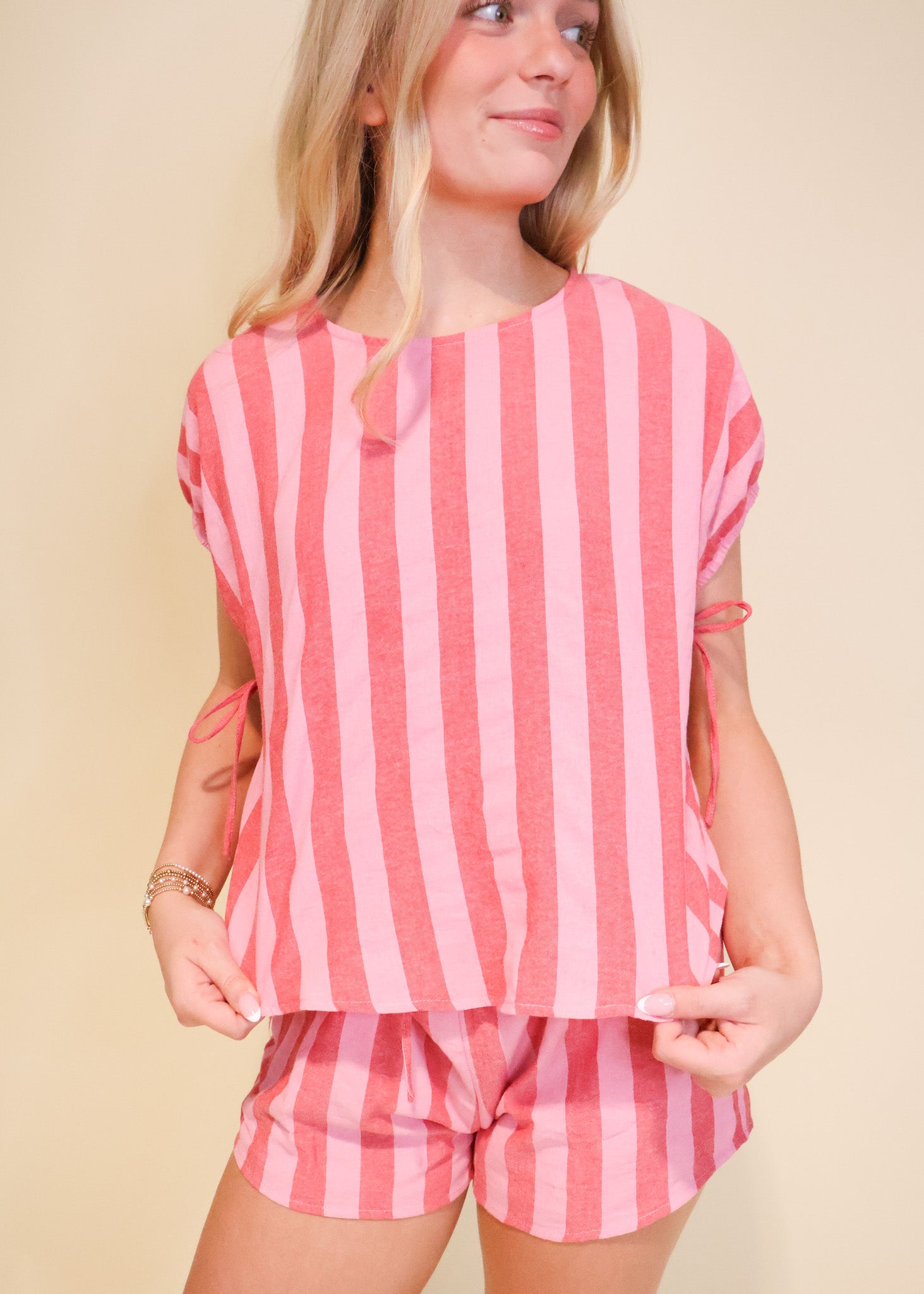 Sylvia Striped Top and Shorts