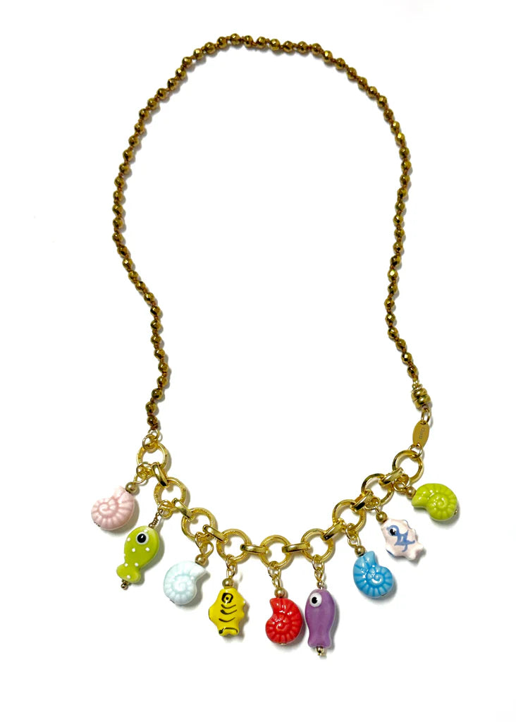 Snapper Charm Chain Necklace