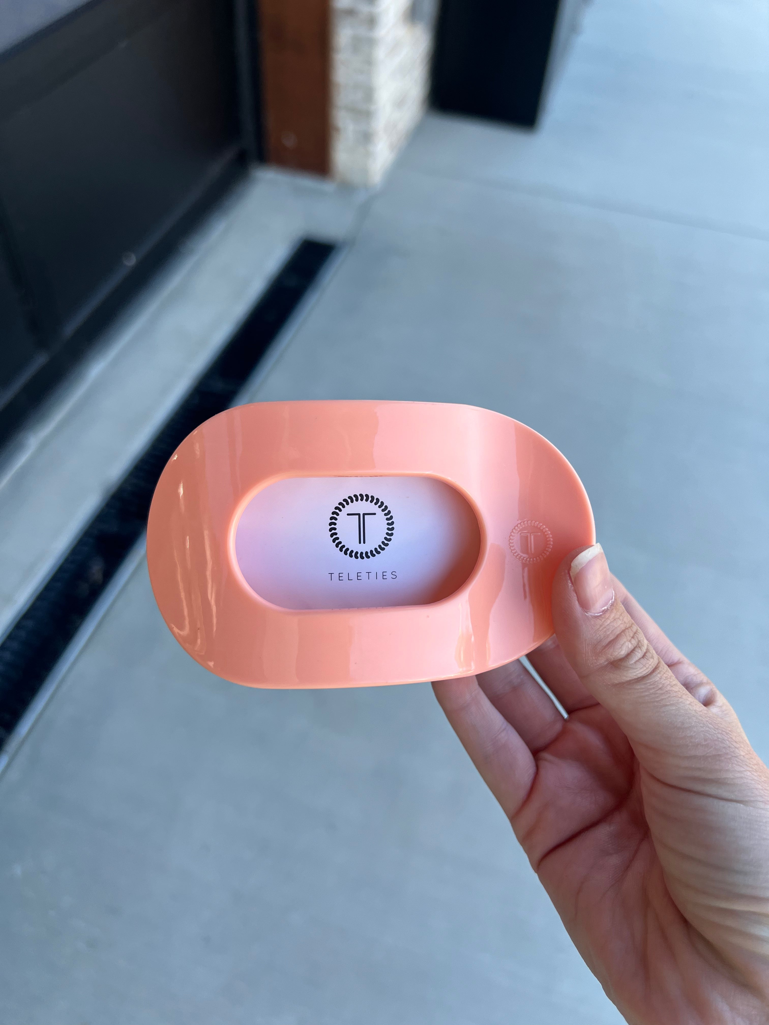 Teleties Large Flat Oval Clip