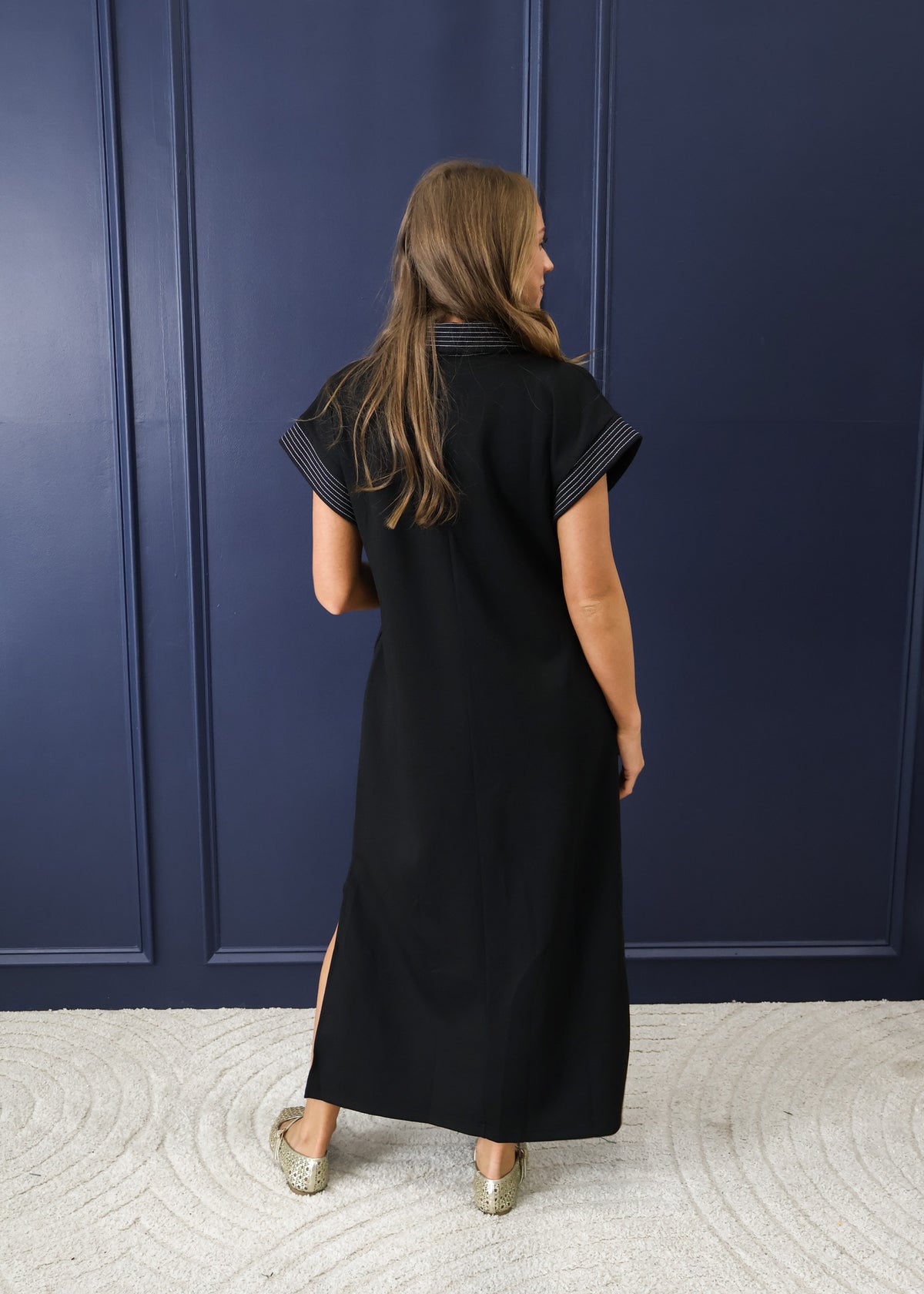 Callie Collared Midi Dress