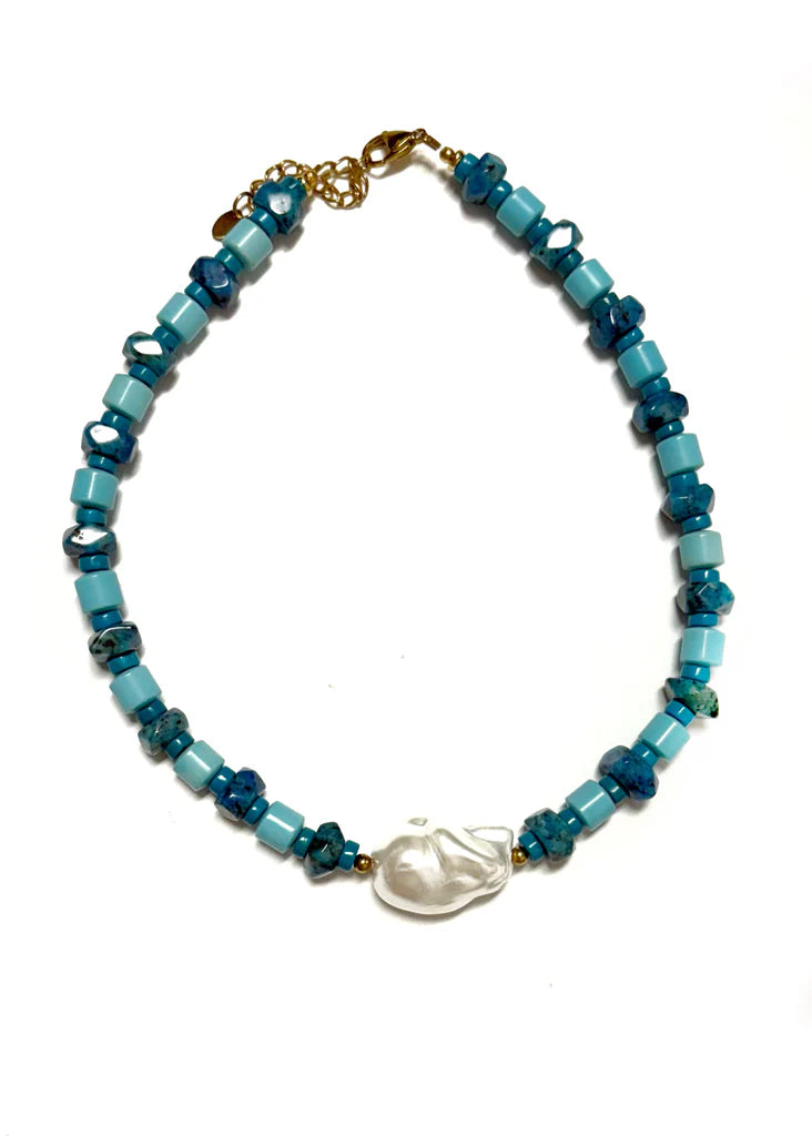 Gentry Pearl Bead Necklace