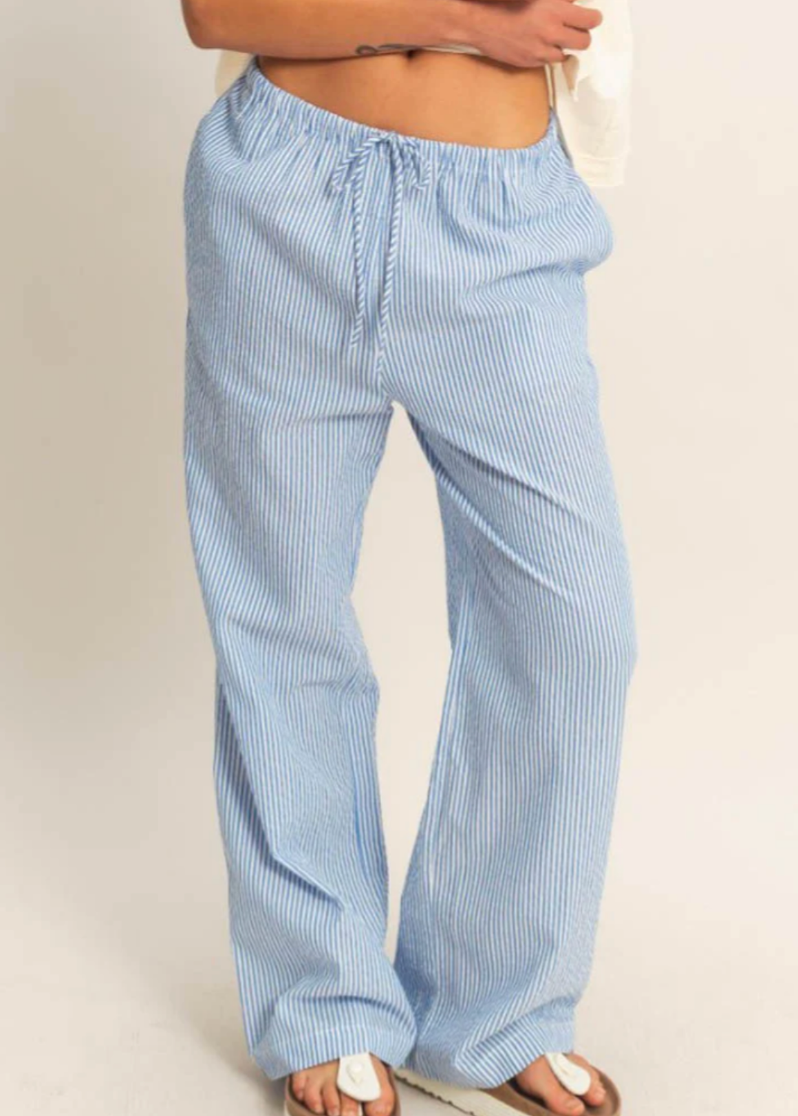 Marina Pull On Soft Gingham Pant