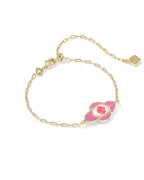 Abbie Medallion Delicate Chain Bracelet
