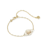 Abbie Medallion Delicate Chain Bracelet