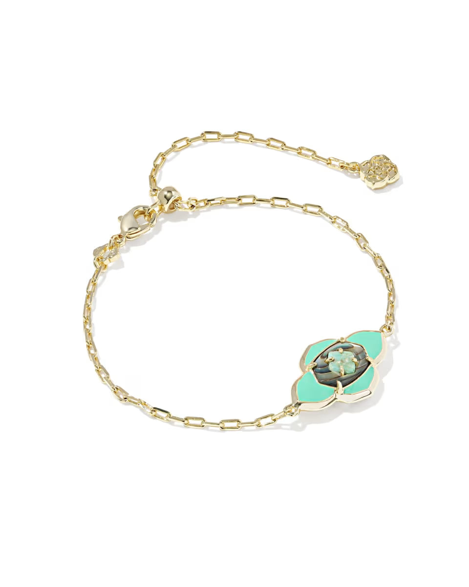 Abbie Medallion Delicate Chain Bracelet