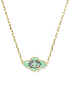 Abbie Medallion Short Pendant Necklace