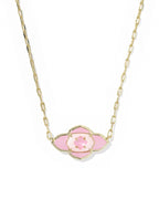 Abbie Medallion Short Pendant Necklace