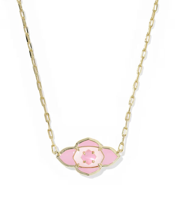 Abbie Medallion Short Pendant Necklace