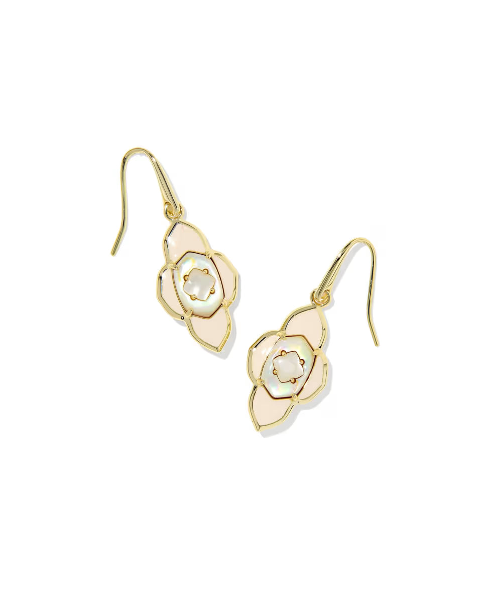 Abbie Medallion Drop Earrings