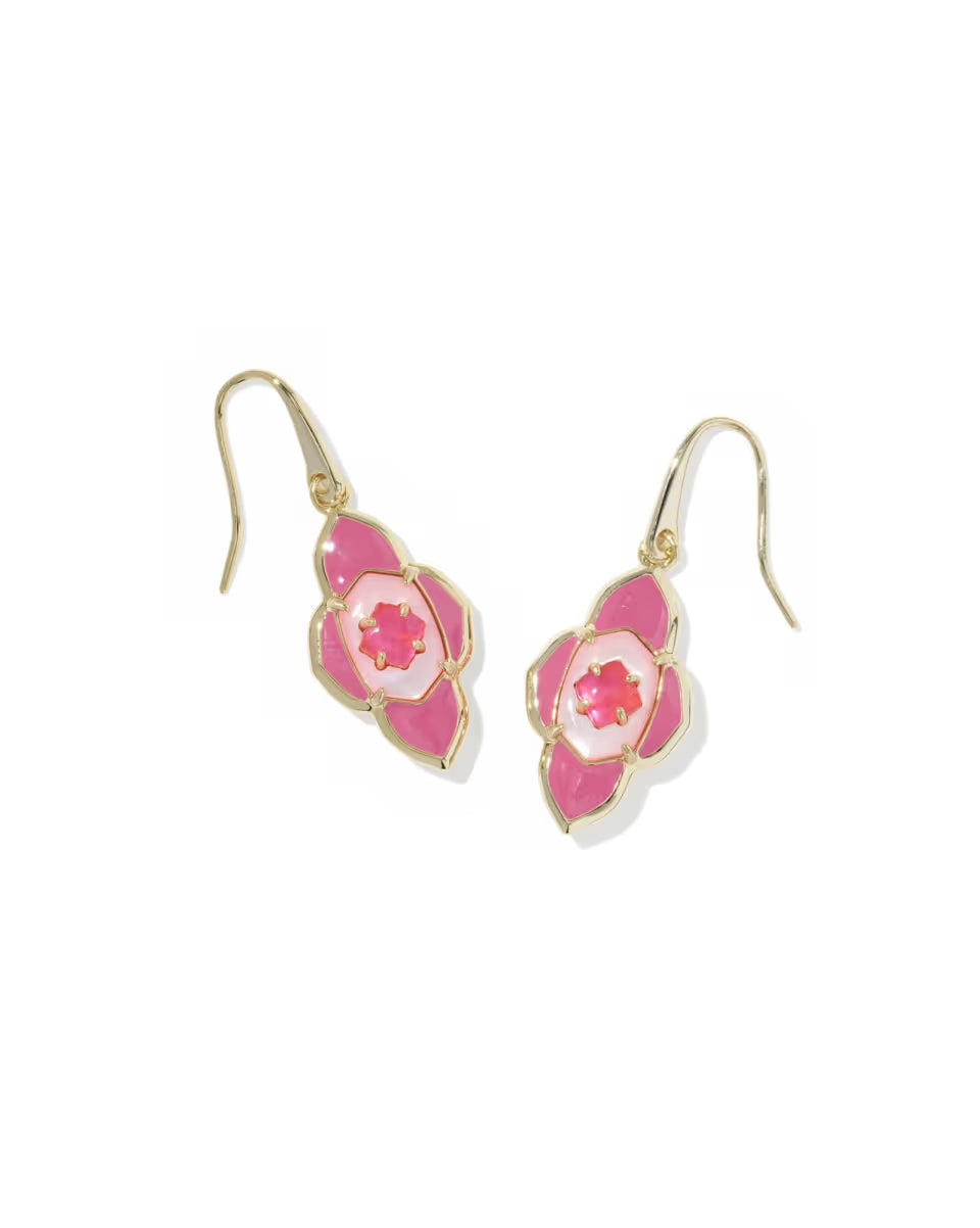 Abbie Medallion Drop Earrings