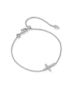 Cross Crystal Delicate Chain Bracelet