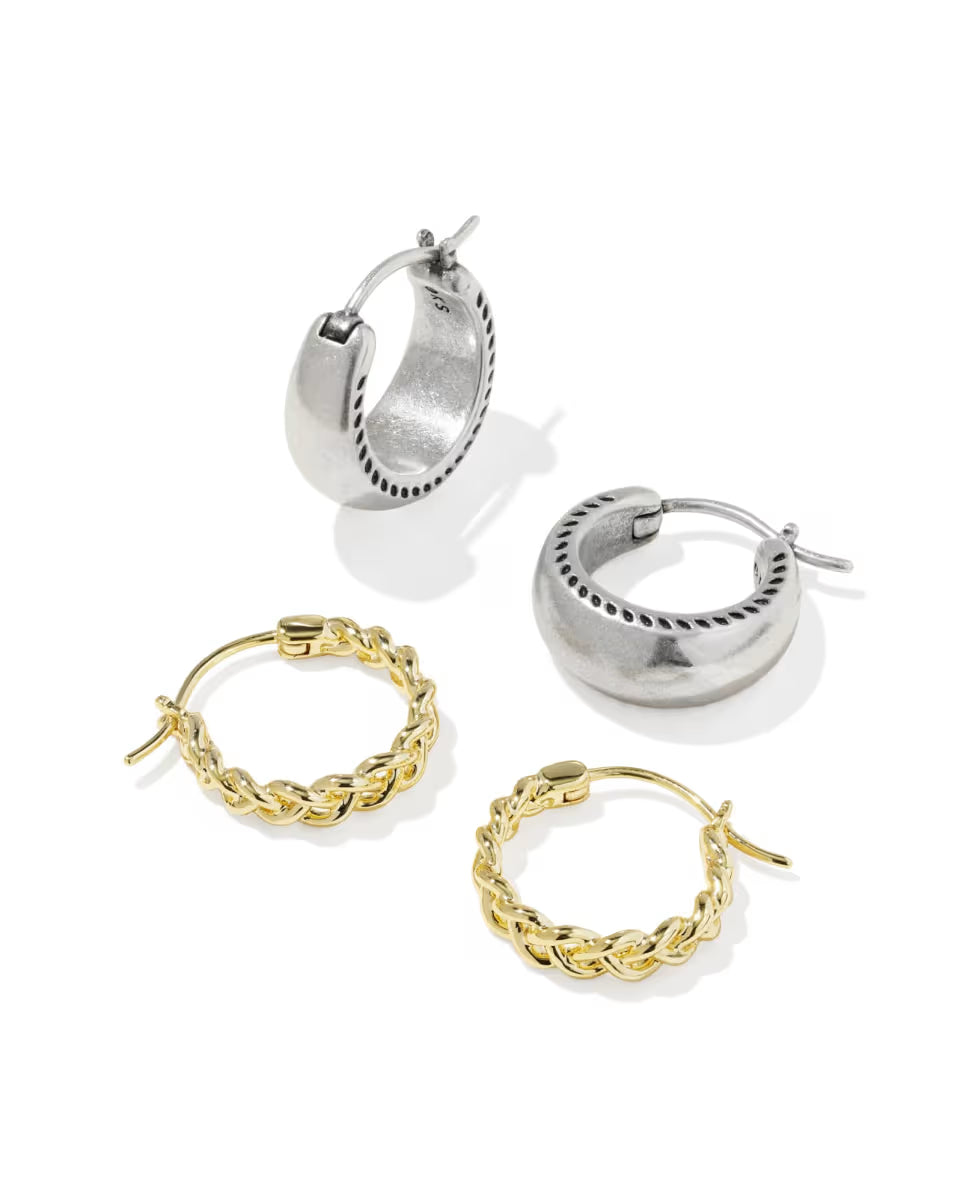 Gabriella Huggie Earring Set of 2