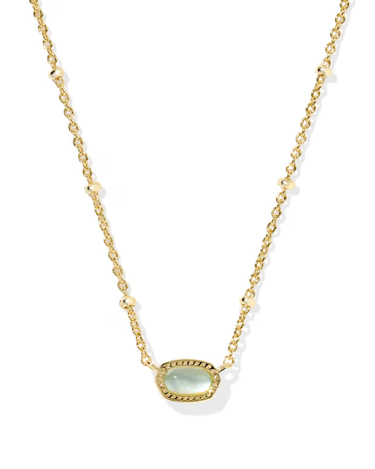 Mini Elisa Gold Satellite Short Pendant Necklace
