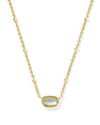 Mini Elisa Gold Satellite Short Pendant Necklace