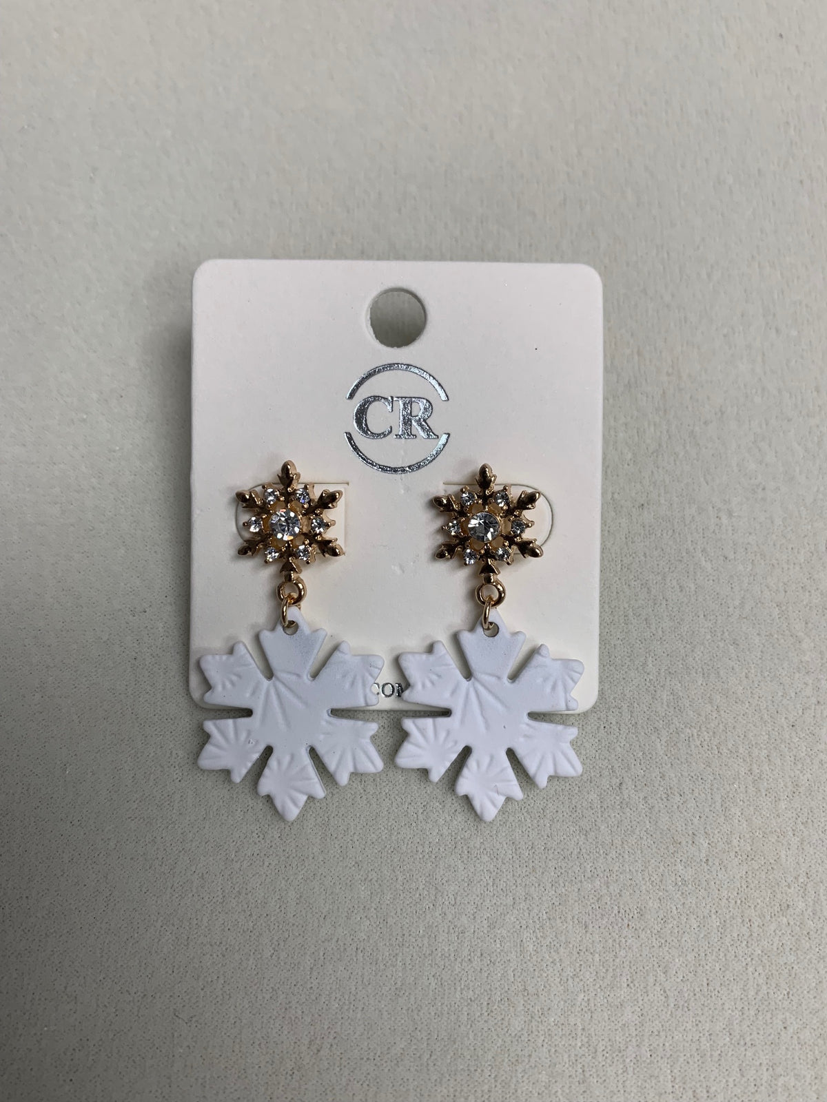 Snowflake Drop Earrings