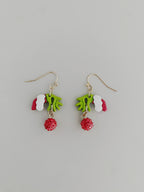 Grinch Hand Ornament Drop Earrings