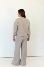 Shannon Scuba Crewneck & Wide-Leg Set
