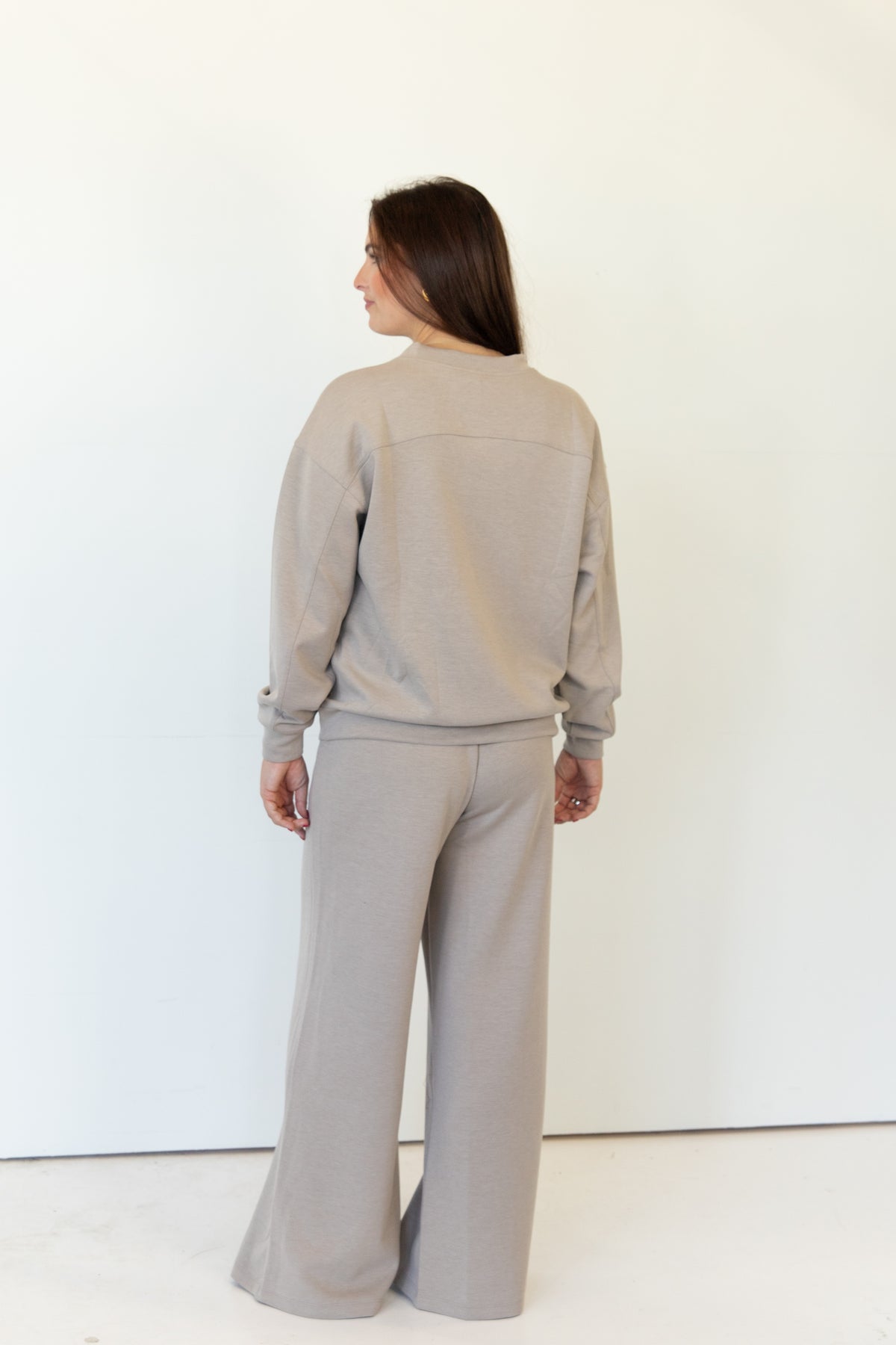Shannon Scuba Crewneck & Wide-Leg Set