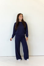 Shannon Scuba Crewneck & Wide-Leg Set