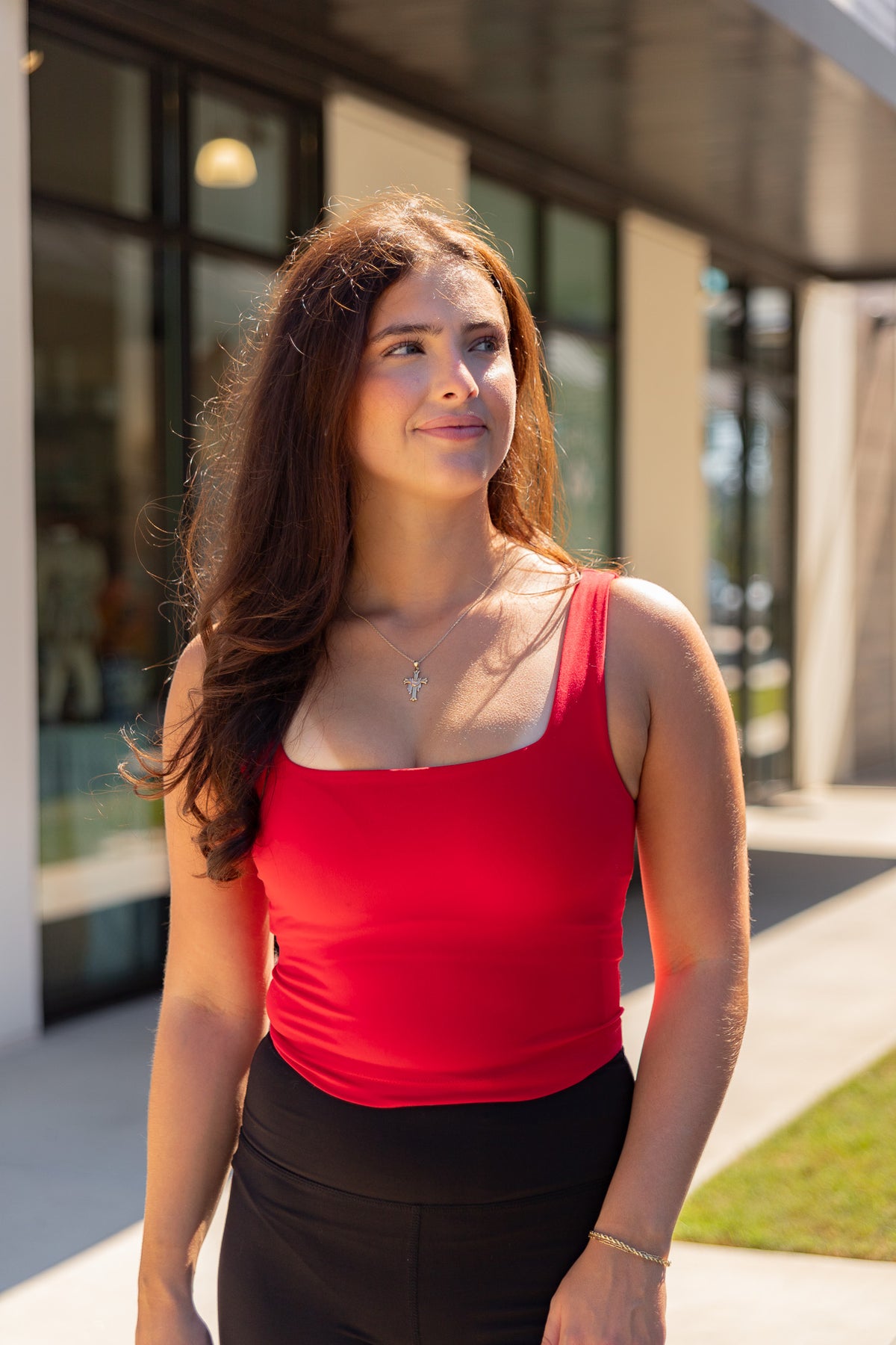 Sydney Square Neck Cropped Tank