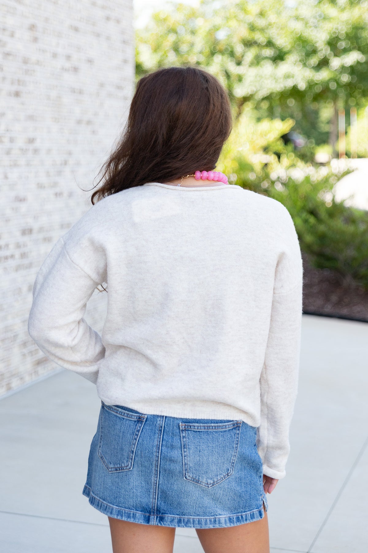It Girl Denim Mini Skort