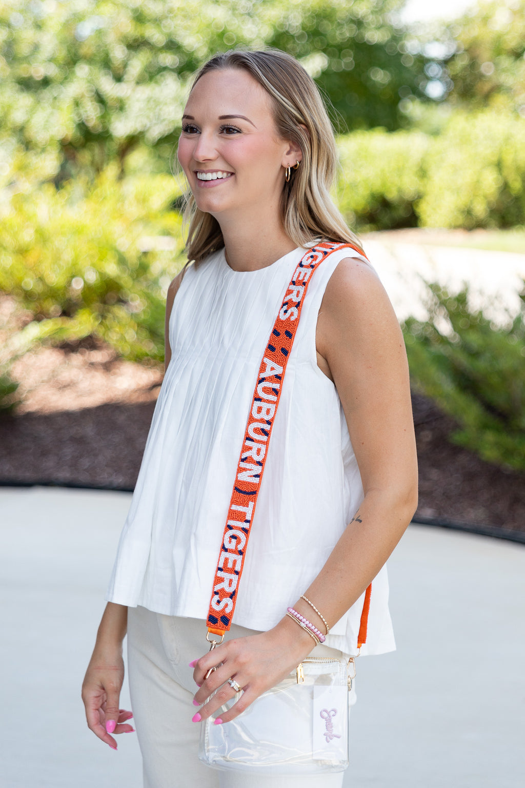 Auburn Beaded Purse Strap