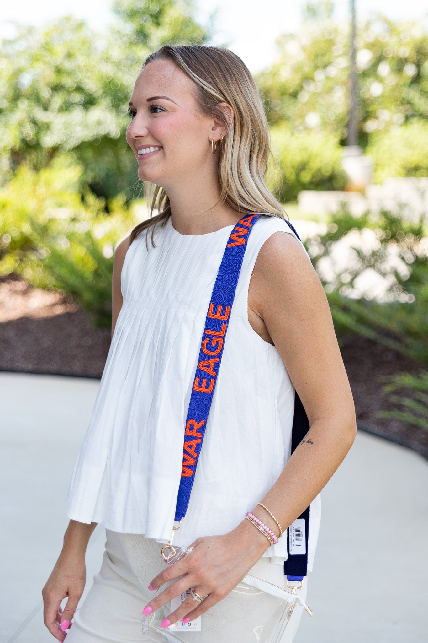 Auburn Beaded Purse Strap