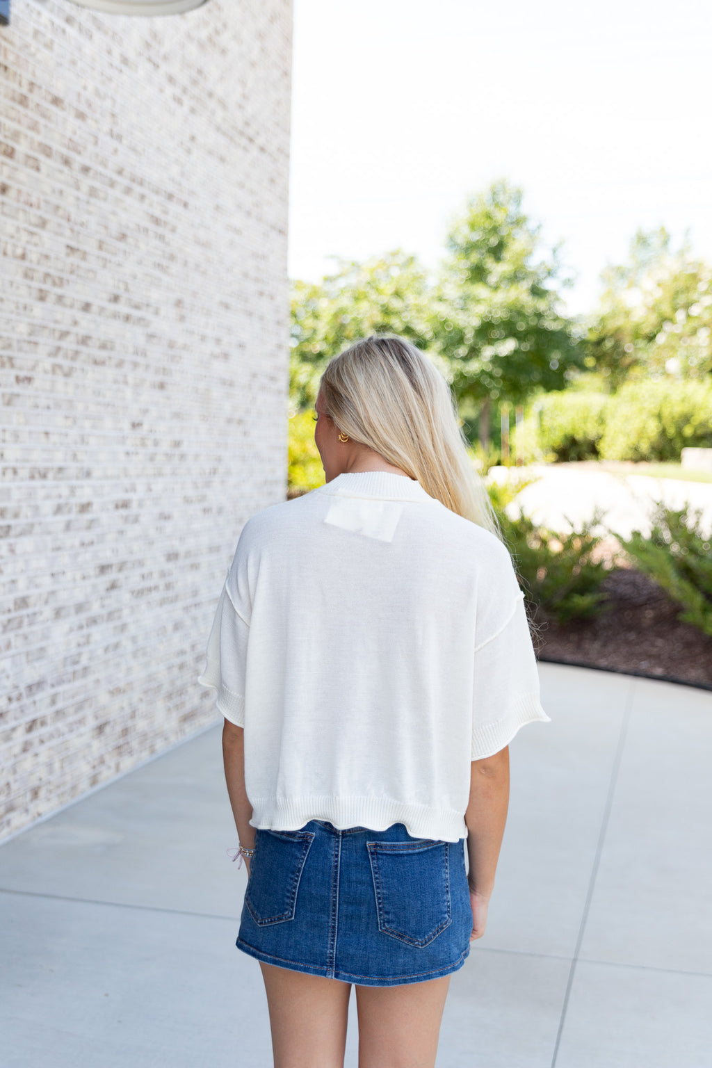 Liora Short Sleeve Light Weight Sweater